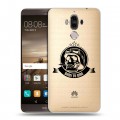 Полупрозрачный дизайнерский пластиковый чехол для Huawei Mate 9 Прозрачные черепа 4