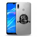 Полупрозрачный дизайнерский пластиковый чехол для Huawei Y6 (2019) Прозрачные черепа 4