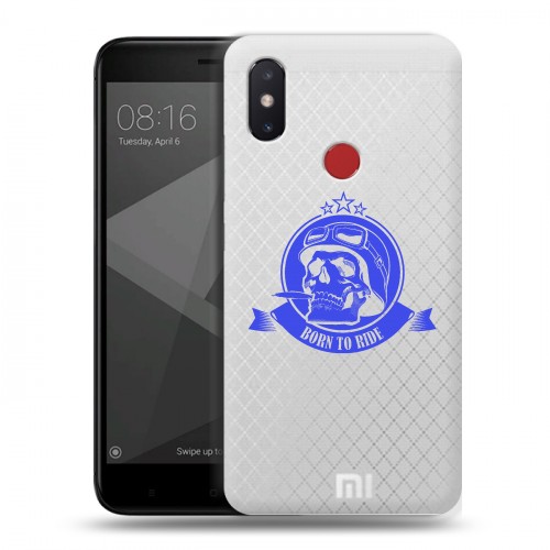 Полупрозрачный дизайнерский пластиковый чехол для Xiaomi Mi8 SE прозрачные черепа 5