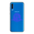 Полупрозрачный дизайнерский пластиковый чехол для Samsung Galaxy A50 прозрачные черепа 5