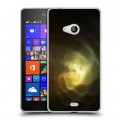 Дизайнерский пластиковый чехол для Microsoft Lumia 540 Абстракции Вращение