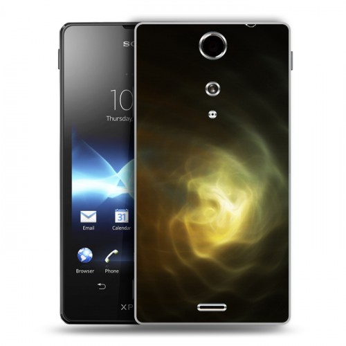 Дизайнерский пластиковый чехол для Sony Xperia TX Абстракции Вращение