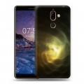 Дизайнерский пластиковый чехол для Nokia 7 Plus Абстракции Вращение