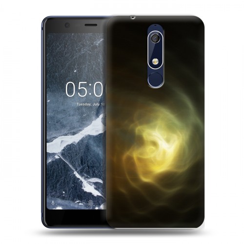 Дизайнерский пластиковый чехол для Nokia 5.1 Абстракции Вращение