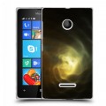 Дизайнерский пластиковый чехол для Microsoft Lumia 435 Абстракции Вращение