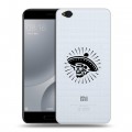 Полупрозрачный дизайнерский пластиковый чехол для Xiaomi Mi5C прозрачные черепа 