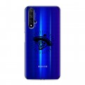 Полупрозрачный дизайнерский пластиковый чехол для Huawei Honor 20 прозрачные черепа 