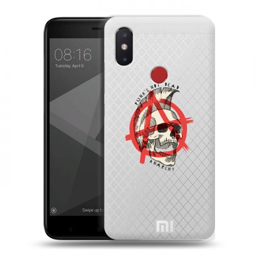 Полупрозрачный дизайнерский пластиковый чехол для Xiaomi Mi8 SE прозрачные черепа