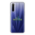 Полупрозрачный дизайнерский силиконовый чехол для Realme 6 Прозрачные париж