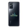 Полупрозрачный дизайнерский пластиковый чехол для Realme 9i Прозрачные париж