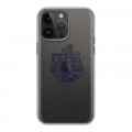 Полупрозрачный дизайнерский пластиковый чехол для Iphone 14 Pro Max Прозрачные париж
