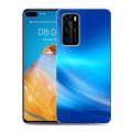 Дизайнерский силиконовый с усиленными углами чехол для Huawei P40 Абстракции Сияние