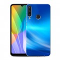 Дизайнерский пластиковый чехол для Huawei Y6p Абстракции Сияние