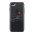 Полупрозрачный дизайнерский силиконовый чехол для Iphone 7 Прозрачная япония