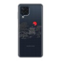 Полупрозрачный дизайнерский пластиковый чехол для Samsung Galaxy A22 Прозрачная япония