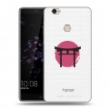 Полупрозрачный дизайнерский пластиковый чехол для Huawei Honor Note 8 Прозрачная япония