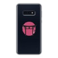 Полупрозрачный дизайнерский силиконовый чехол для Samsung Galaxy S10e Прозрачная япония