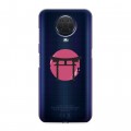 Полупрозрачный дизайнерский пластиковый чехол для Nokia G20 Прозрачная япония