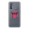 Полупрозрачный дизайнерский силиконовый чехол для Realme GT Master Edition Прозрачная япония