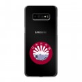 Полупрозрачный дизайнерский пластиковый чехол для Samsung Galaxy S10 Plus Прозрачная япония
