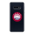 Полупрозрачный дизайнерский силиконовый чехол для Samsung Galaxy S10e Прозрачная япония