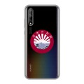 Полупрозрачный дизайнерский силиконовый чехол для Huawei Y8p Прозрачная япония