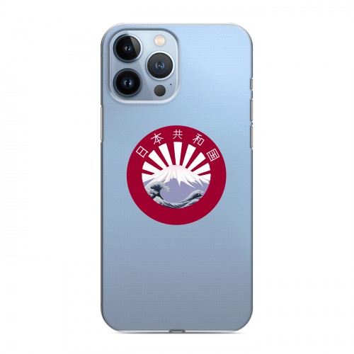 Полупрозрачный дизайнерский пластиковый чехол для Iphone 13 Pro Max Прозрачная япония