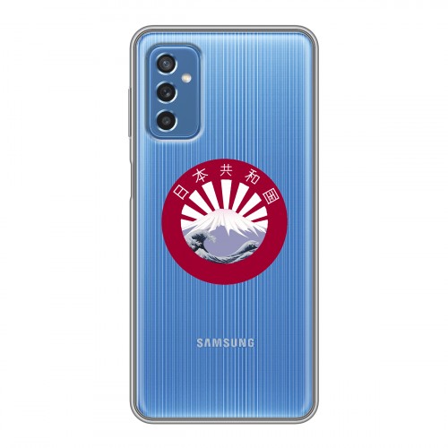 Полупрозрачный дизайнерский пластиковый чехол для Samsung Galaxy M52 5G Прозрачная япония
