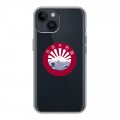 Полупрозрачный дизайнерский пластиковый чехол для Iphone 14 Прозрачная япония