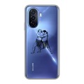 Полупрозрачный дизайнерский пластиковый чехол для Huawei Nova Y70 Прозрачная япония