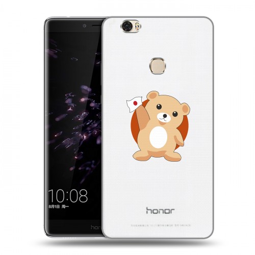 Полупрозрачный дизайнерский пластиковый чехол для Huawei Honor Note 8 Прозрачная япония