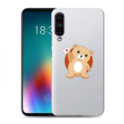 Полупрозрачный дизайнерский силиконовый чехол для Meizu 16T Прозрачная япония