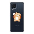 Полупрозрачный дизайнерский пластиковый чехол для Samsung Galaxy A22 Прозрачная япония