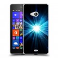 Дизайнерский пластиковый чехол для Microsoft Lumia 540 Абстракции Сияние