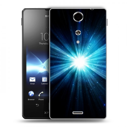 Дизайнерский пластиковый чехол для Sony Xperia TX Абстракции Сияние