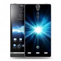 Дизайнерский пластиковый чехол для Sony Xperia S Абстракции Сияние