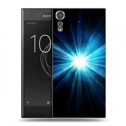 Дизайнерский пластиковый чехол для Sony Xperia XZs Абстракции Сияние