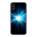 Дизайнерский силиконовый чехол для Iphone x10 Абстракции Сияние