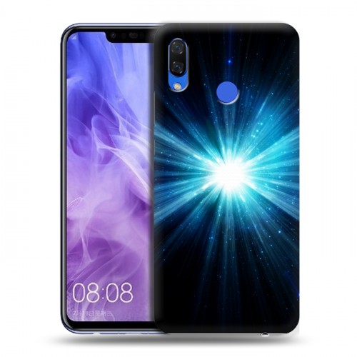 Дизайнерский пластиковый чехол для Huawei Nova 3i Абстракции Сияние