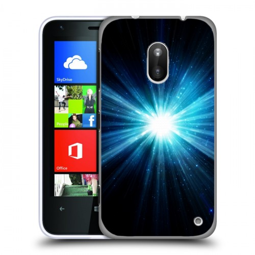 Дизайнерский пластиковый чехол для Nokia Lumia 620 Абстракции Сияние