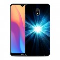 Дизайнерский силиконовый с усиленными углами чехол для Xiaomi RedMi 8A Абстракции Сияние