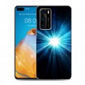 Дизайнерский силиконовый с усиленными углами чехол для Huawei P40 Абстракции Сияние