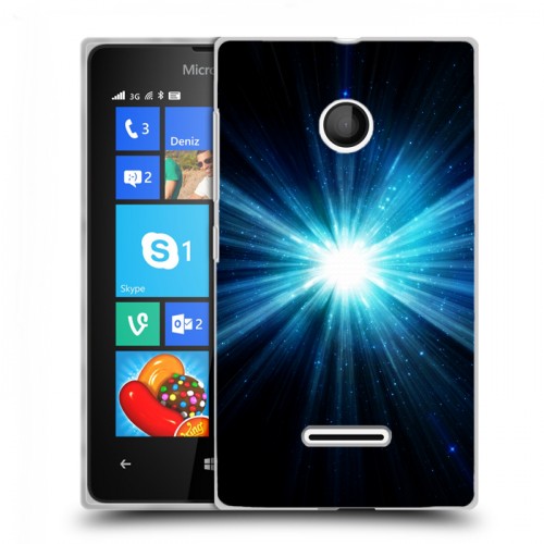 Дизайнерский пластиковый чехол для Microsoft Lumia 435 Абстракции Сияние