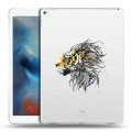 Полупрозрачный дизайнерский пластиковый чехол для Ipad Pro Прозрачные тигры