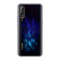 Полупрозрачный дизайнерский силиконовый с усиленными углами чехол для Vivo V17 Neo Прозрачные тигры