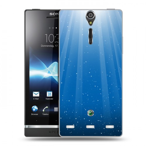 Дизайнерский пластиковый чехол для Sony Xperia S Абстракции Сияние