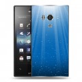 Дизайнерский пластиковый чехол для Sony Xperia acro S Абстракции Сияние