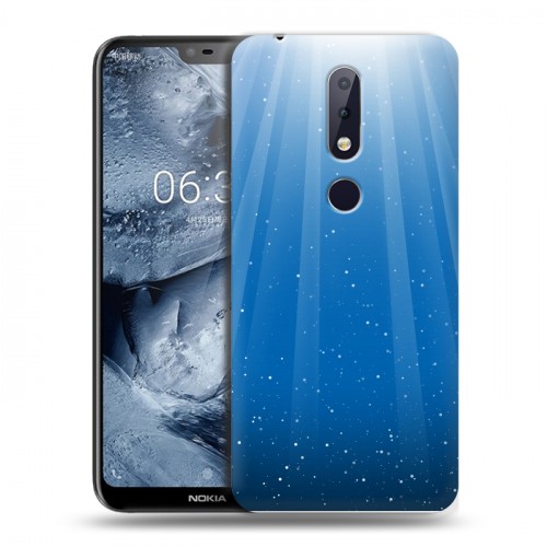 Дизайнерский пластиковый чехол для Nokia 6.1 Plus Абстракции Сияние