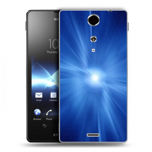 Дизайнерский пластиковый чехол для Sony Xperia TX Абстракции Сияние