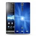 Дизайнерский пластиковый чехол для Sony Xperia S Абстракции Сияние